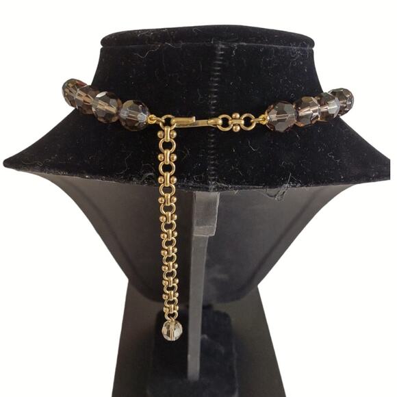 HEIDI DAUS Necklace Smokey Quartz Dragon Pendant Swarovski Crystals Statement Pc - Picture 12 of 13